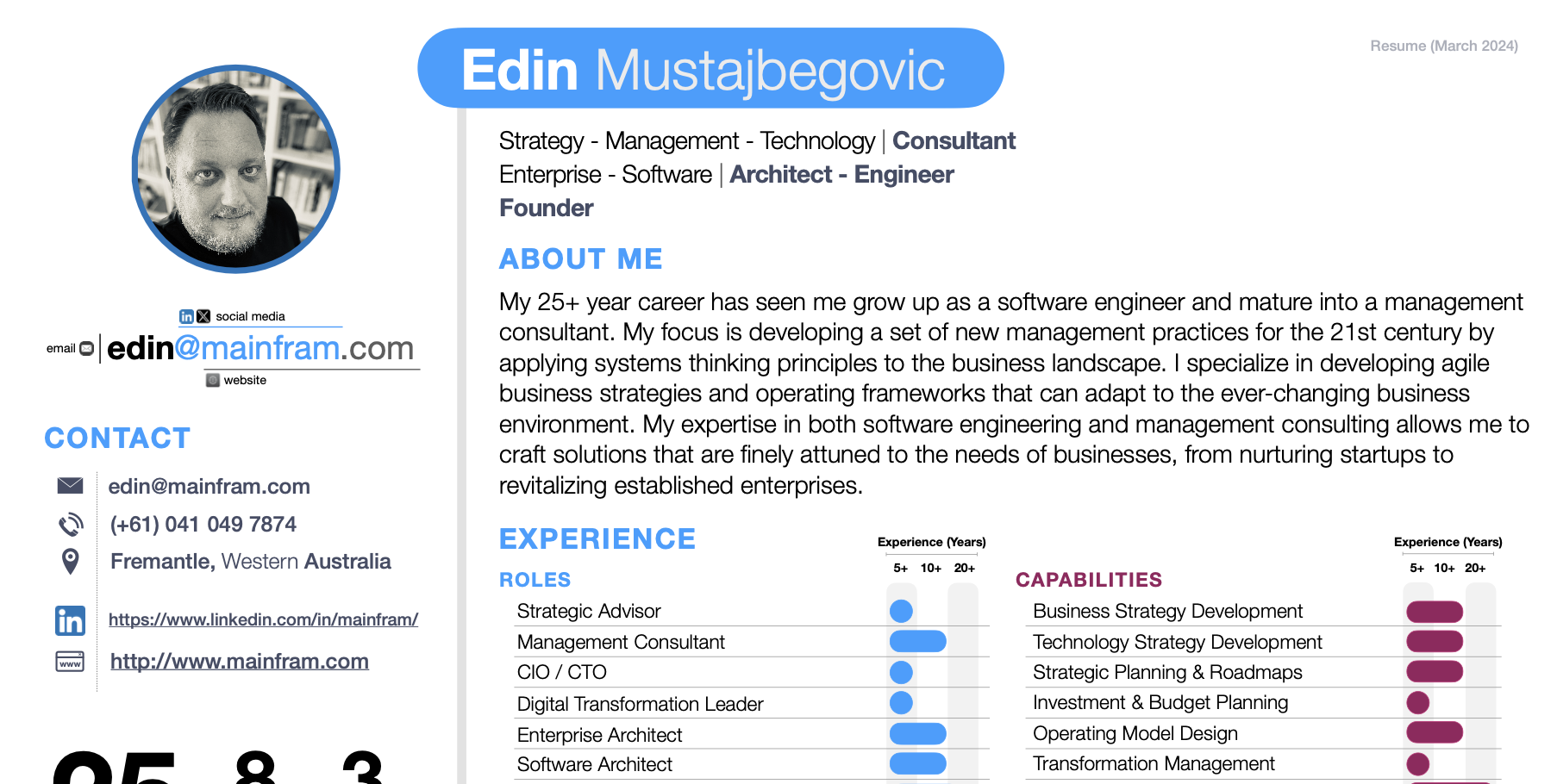 Resume Banner